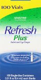 Allergan Refresh Plus Lubricant Eye Drops Single-Use Vials - 100 ct