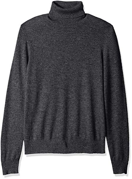 Amazon Brand - BUTTONED DOWN Men's 100% Premium Cashmere Turtleneck Sweater