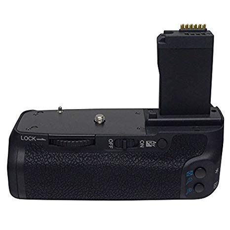 CameraPlus - MK-760D Battery Vertical Grip for Canon 750D 760D Rebel T6i T6s Works with LP-E17 Batteries Replace as BG-E18 (CameraPlus 750/760D Grip Only)