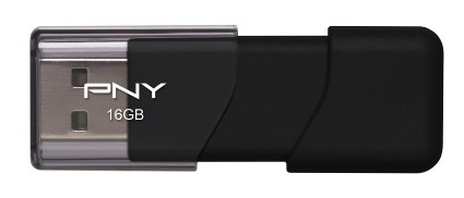 PNY Attaché 16GB USB 2.0 Flash Drive - P-FD16GATT03-GE