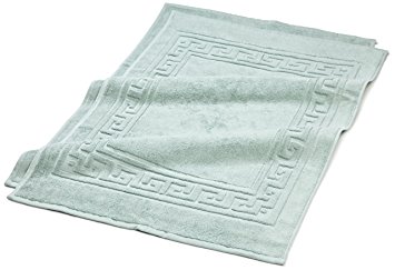 Superior Hotel & Spa Quality Bath Mat Set of 2, Made of 100% Premium Long-Staple Combed Cotton, Durable and Washable Bathroom Mat 2-Pack - Sage, 22" x 35" each