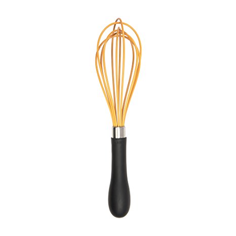 OXO Good Grips Silicone Whisk, 9", Yellow