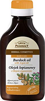 Natural Burdock Oil with Argan Oil for Hair & Scalp – Helps Reduces Dandruff & Seborrhoea, Smoothes & Strengthens Hair & Restores Radiance -100ml