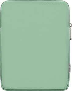 MoKo 12.9 Inch Tablet Sleeve Fits 13 Inch New iPad Pro M4 & Air M2 2024,iPad Pro 12.9 M2&M1,Galaxy Tab S8 /S9  12.4,Surface Laptop Go,Polyester Bag Fit with Apple Pencil or Smart Keyboard, Bodhi Green