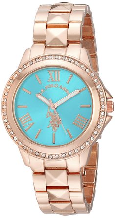 U.S. Polo Assn. Women's USC40079 Rose Gold-Tone Bracelet Watch