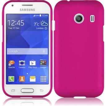 Samsung Galaxy Ace Style S765C Stardust s766c Case - Wydan (TM) Rubberized 2-Piece Snap On Hard Case Cover For Samsung Galaxy Ace Style S765C Stardust s766c - Pink w/ Wydan Stylus Pen