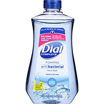 Dial Complete Antibacterial Foaming Hand Soap, Hand Wash, Refill, Spring Water, 32 Ounce
