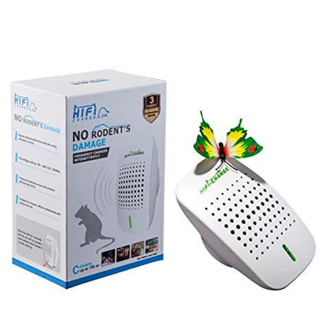 Hifi-Change Ultrasonic Pest Repeller Control-Electronic Plug In-Repellent for Insects-Cockroach, Rodents, Flies, Roaches, Ants, Spiders, Fleas, Mice