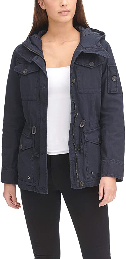 Levi's Women's Cotton Four Pocket Hooded Field Jacket