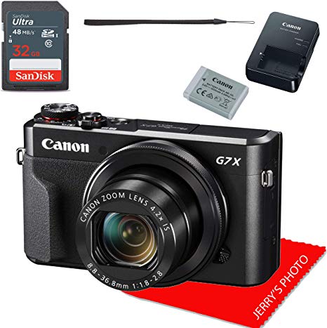 Canon PowerShot G7 X Mark II Digital Camera   32GB Memory Bundle