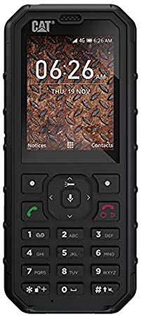 Caterpillar CAT B35 Unlocked Mobile Phone (Black). Rugged, Waterproof, 4G/LTE Handset. Will Work with any Sim Card Worldwide. Camera, WiFi, GPS, 4G and More
