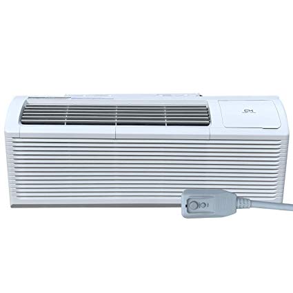 COOPER AND HUNTER 12,000 BTU PTAC Packaged Terminal Air Conditioner With Heat Pump PTHP Unit Heating And Cooling With Electric Cord