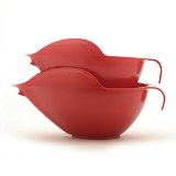 POURfect Mixing Bowls 1010 - 6 and 8 Cups - Empire Red
