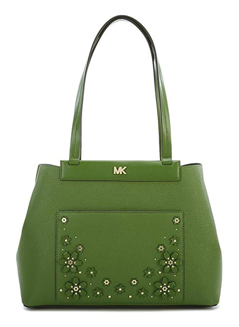 MICHAEL MICHAEL KORS Meredith Medium Pebbled Leather Tote Floral