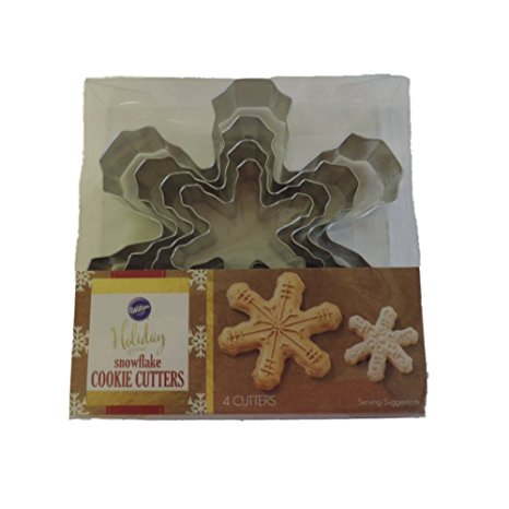 Wilton Holiday Snowflake Cookie Cutters - Set of 4