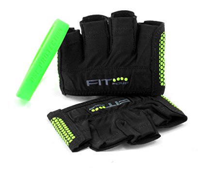 Weightlifting Gloves - The Gripper | Callus Guard WOD Workout Gloves by Fit Four for Cross Training Fit Athletes - Enhanced Silicone Grip Palm