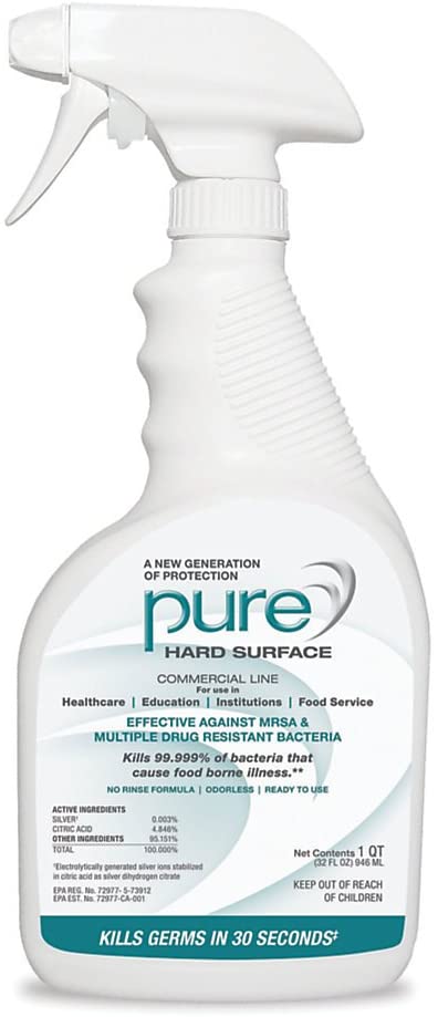 PURE Hard Surface Disinfectant and Sanitizer, 32 Oz.