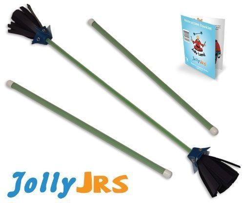 Green Jolly Jrs Beginner Juggling Sticks