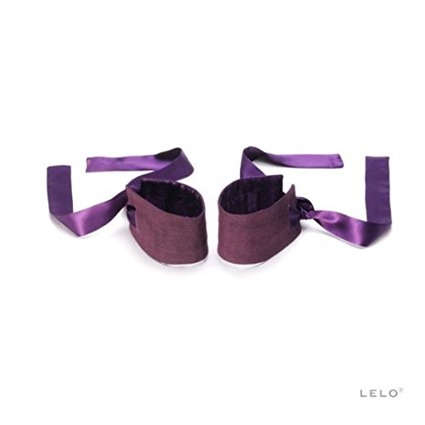 LELO Etherea Silk Cuffs, Purple