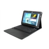 TPCromeerTM Wireless Bluetooth Keyboard Case Cover For Samsung Galaxy Tab  Samsung Galaxy Tab 2 101 for P7510 P5100 Black