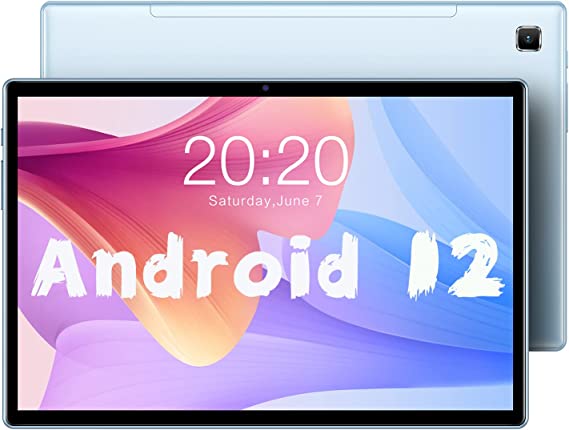 2022 New Android 12 Tablet, TECLAST P20S Android Tablet 10 inch, 4 64GB, 1TB Expand Tablet PC, 8 Core CPU, 2.4G/5G WiFi Tablet, 10.1 inch IPS HD Display, Bluetooth 5.0, GPS, Dual Camera