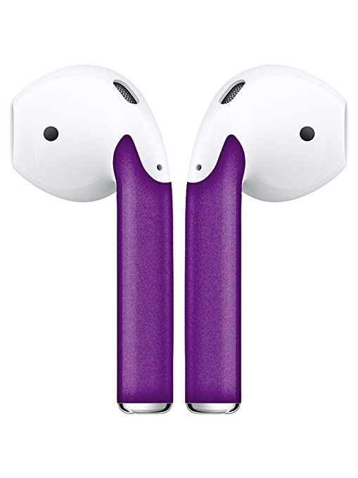AirPod Skins Stylish and Protective Wraps - Covers for Your Apple AirPods (Purple)