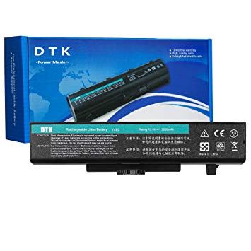 Dtk® New High Performance Laptop Battery Replacement for Lenovo Y480 Y480A Y485 Y580 Y585 G480 G485 G580 G585 Z380 Z480 Z580 Z585 (11.1v 4400mah 6-cells) Notebook Computer Battery