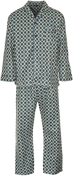 Champion Mens Cotton Blend Button Front Pyjama Set Nightwear Lounge Wear Pajama