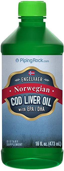 Engelvaer Norwegian Cod Liver Oil (Plain) 16 fl oz