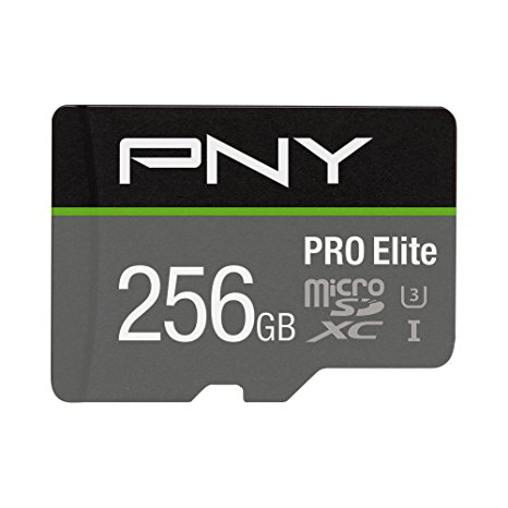 PNY U3 PRO Elite microSDXC Card - 256GB - (P-SDUX256U395PRO-GE)