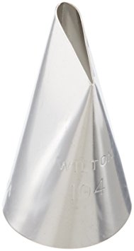 Wilton 402-104 Petal Decorating Tip