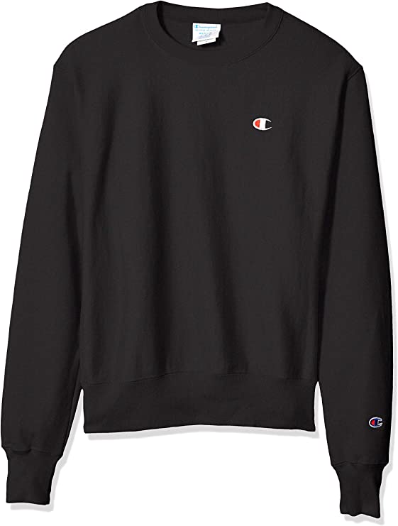 Champion Men's Reverse Weave Crew, Script Logo