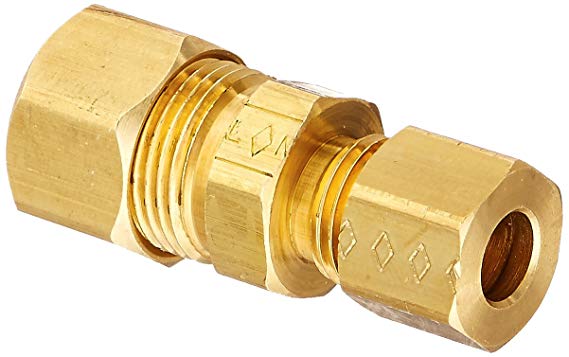 Brasscraft 62-6-4X 3/8 OD  by 1/4 OD  Reducing Union Lead-Free, Rough Brass