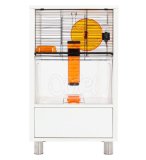 Qute Gerbil and Hamster Cage with Storage