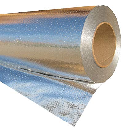RadiantGUARD XTREME Radiant Barrier Insulation Roll 48-inch 500 sq ft (Xtr-500-B) – Metalized Aluminum Breathable Attic Roof Foil House Wrap – BLOCKs 95% of Heat / 99% RF Signals SCIF RFID