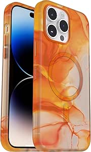 OtterBox Slim and Sturdy Series Case for iPhone 14 Pro Max for MagSafe, Shockproof, Drop Proof, Ultra-Slim, Protective Thin Case, Tested to Military Standard, Orange