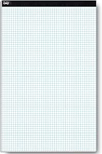 Mr. Pen Graph Paper, Grid Paper, 4x4 (4 Squares per inch), 17"x11", 22 Sheet