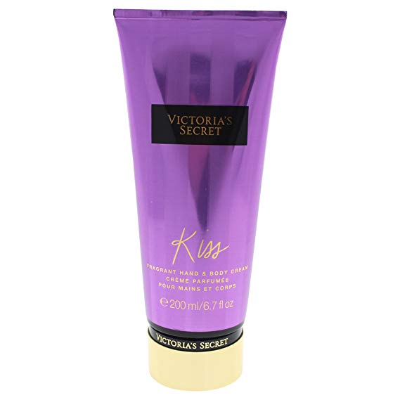 Victoria's Secret Hand and Body Cream for Women, Kiss, 6.7 Ounce
