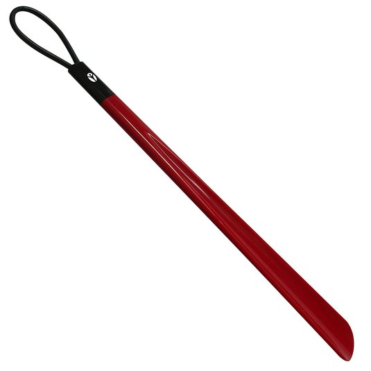 Shoehorn - 20 inches long shoe horn - Convenient loop for hanging - Durable plastic - Shaped to fit your heel