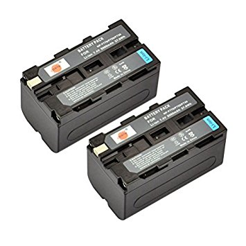 DSTE® 2x NP-F750 Replacement Li-ion Battery for Sony CCD-TRV215 CCD-TR917 CCD-TR315 HDR-FX1000 HDR-FX7 HVR-V1U HVR-Z7U HVR-Z5U Camera as NP-F730 NP-F770