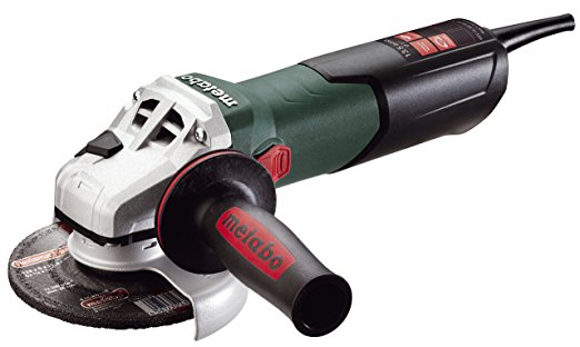 Metabo WEV15-125 HT Lock-On 13.5 Amp 2,800-9,600 rpm Angle Grinder with Electronics and High Torque, 4.5"/5"