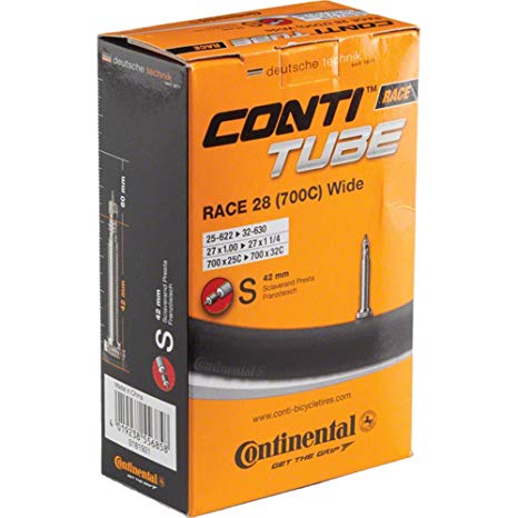 Continental 26" Bicycle Tube, 1.25"/1.75" 42mm Presta Valve