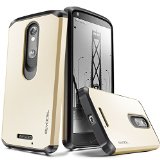 DROID Turbo 2 Case Evocel Dual Layer Series Hybrid Armor Protector Case For Motorola DROID Turbo 2  XT1585  2015 Release  Kinzie - Retail Packaging Gold Medal