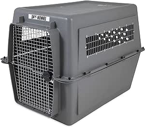 Petmate 00700 Sky Kennel for Pets from 90 to 120-Pound, Light Gray