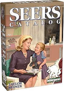 Bezier Games Seers Catalog - from The Creators of One Night Ultimate Werewolf - Fast-Paced Card Game - Easy to Learn - Strategy & Deduction for 2-5 Players Ages 15