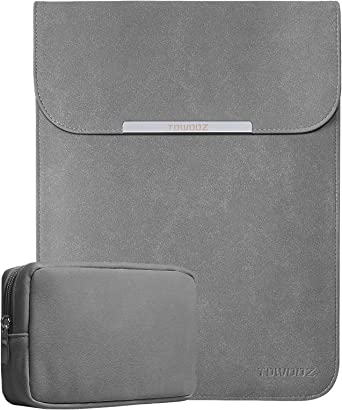 TOWOOZ Laptop Sleeve 13 Inch, MacBook Pro 13 Inch Sleeve Compatible with 2022 M2 MacBook Air 13.6 Inch A2681/13-13.3 Inch MacBook Air/Pro Waterproof Lightweight Thin MacBook Sleeve with Pouch