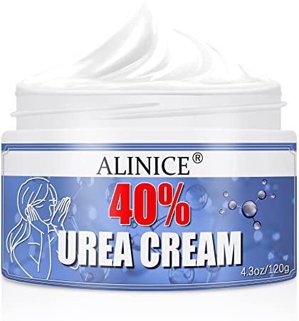 ALINICE Urea 40% Cream 4.3 oz,Callus Remover Hand Cream Foot Cream For Dry Cracked Feet, Hands, Heels, Elbows, Nails, Knees, Intensive Moisturizes & Softens Skin, Exfoliates Dead Skin