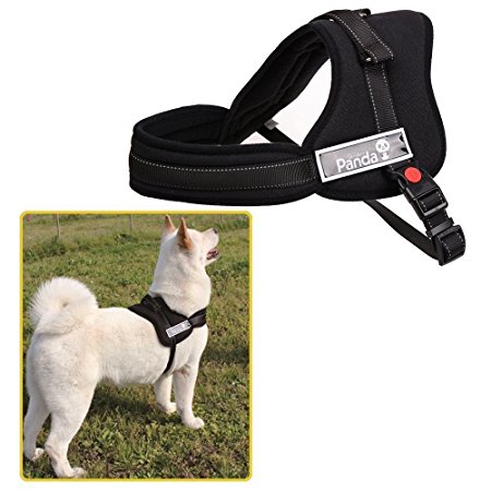 Ecoastal Dog Body Harness Padded Extra Chest Straps Heavy Duty with Handle Comfortable for Labrador, Golden Retriever, Samoyed, Husky Large Dogs