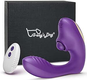 Tracy's Dog Clitoral Tapping G Spot Vibrator, Remote Control Adult Sex Toys for Women Couple, Dual Motors Vibrating Adult Toy for Double Stimulation with 10 Pleasure Modes (OG POP)