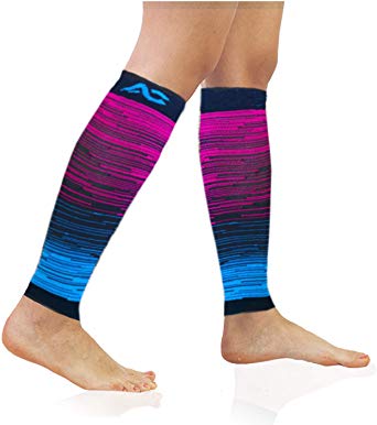 Calf Compression Sleeves(20-30mmHg) For Men Women - Best Compression Socks Running,Nursing,Shin Splint